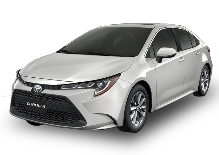 toyota Corolla color negro