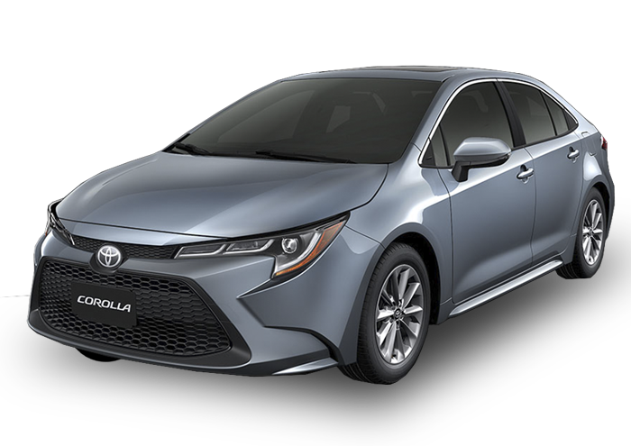 toyota Corolla color plateado