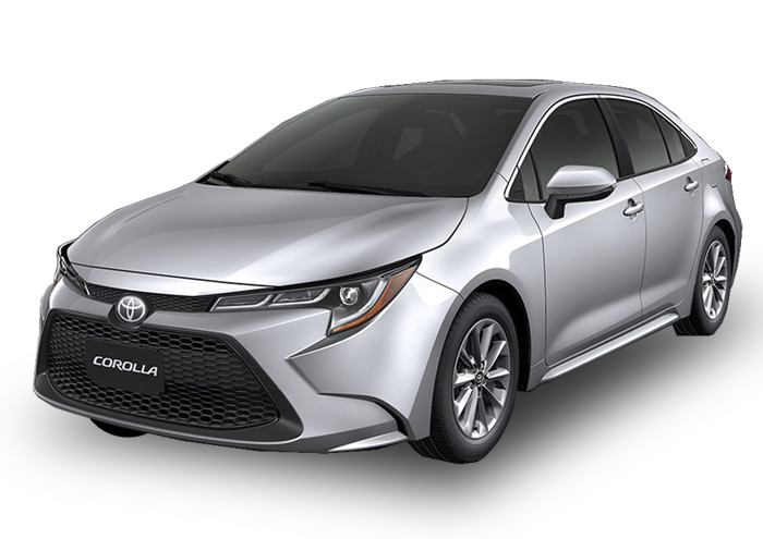 toyota Corolla color plateado