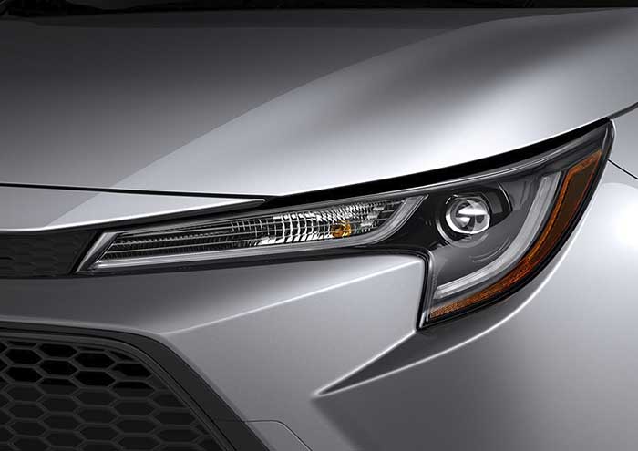 toyota corolla exterior faros delanteros