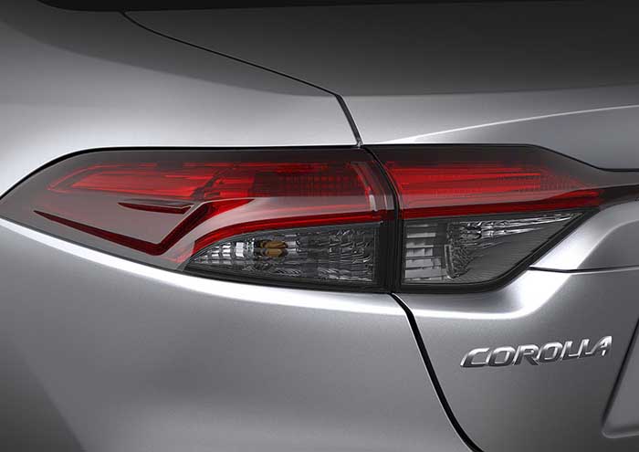 toyota corolla exterior faros traseros