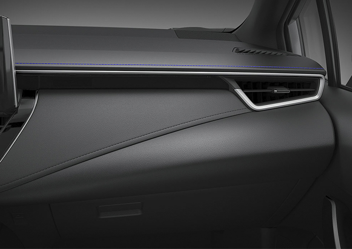 toyota corolla interior parte frontal