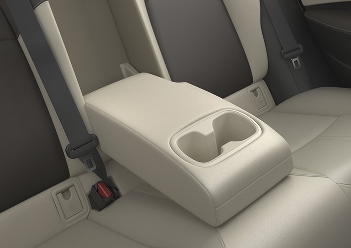 toyota corolla interior portavasos