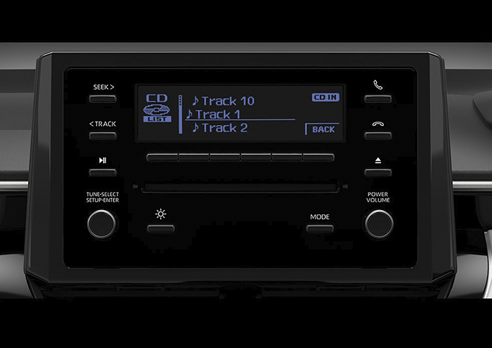 toyota corolla interior radio