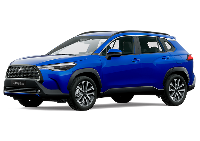 toyota corolla cross color azul