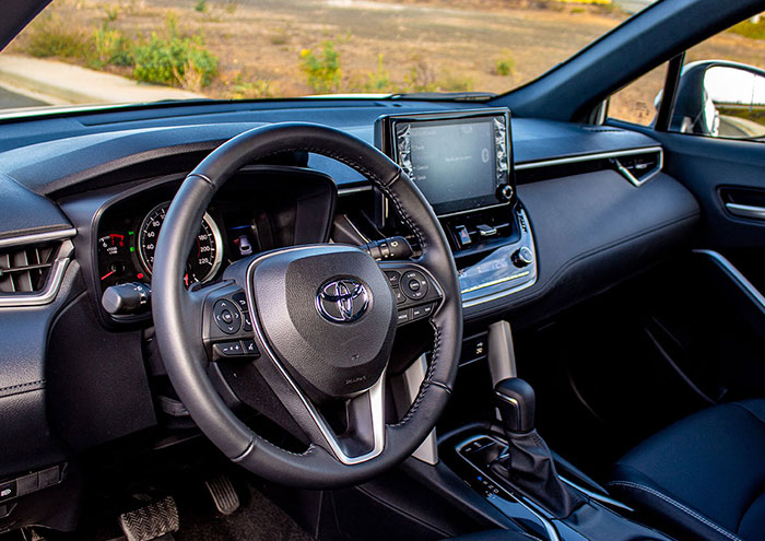 toyota corolla cross diseño interior