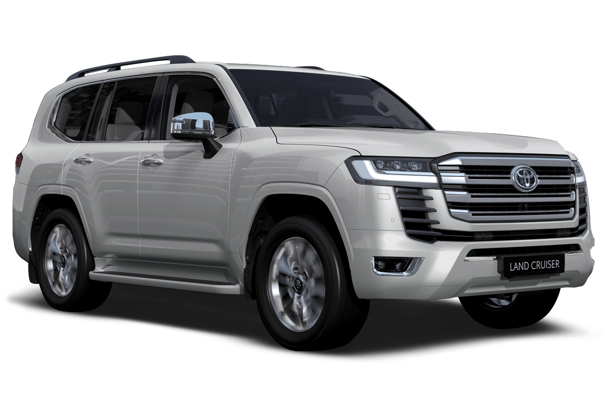 toyota Land Cruiser 300 color plateado