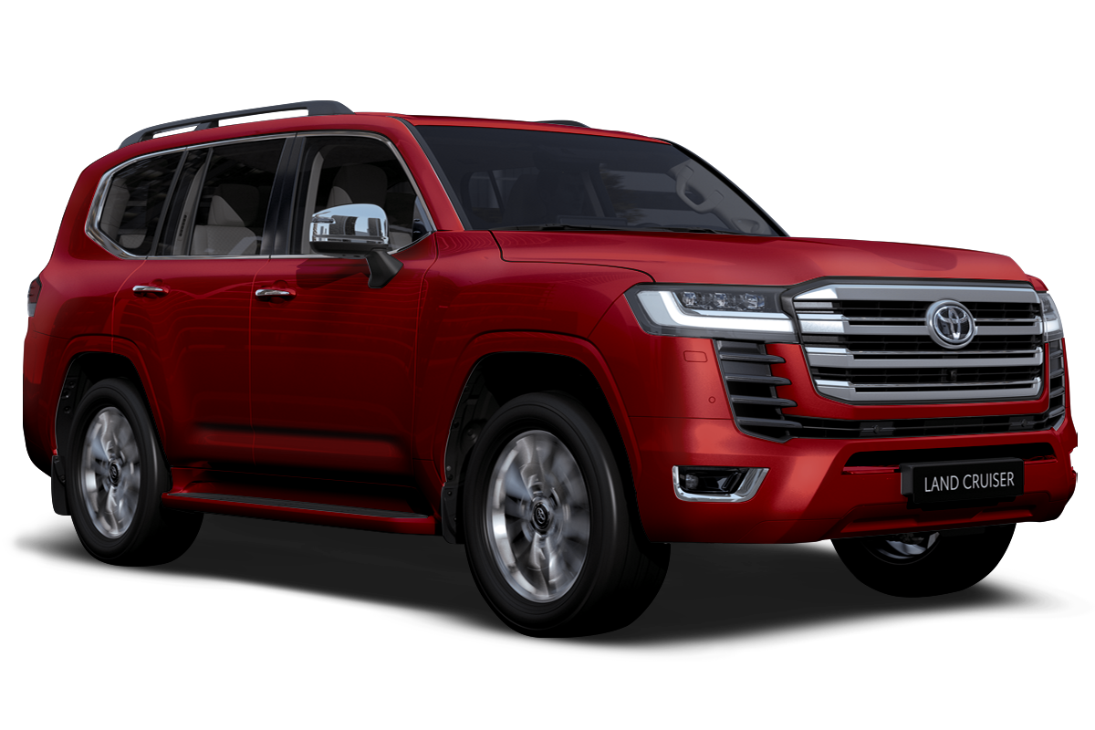 toyota Land Cruiser 300 color rojo