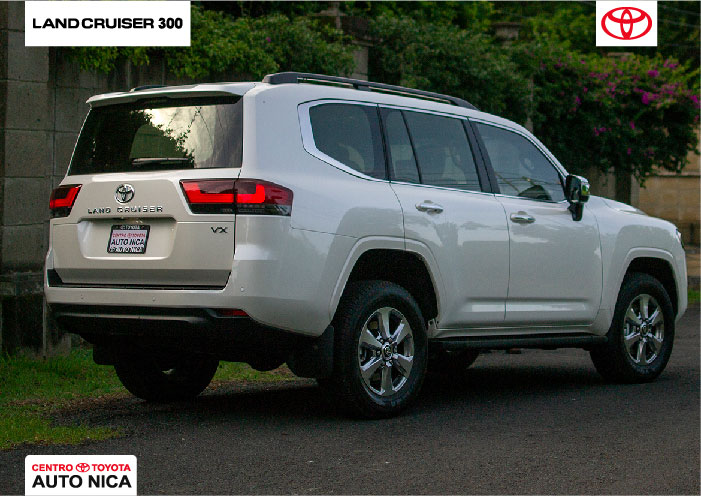 toyota Land Cruiser 300 exterior, diseño lateral trasera