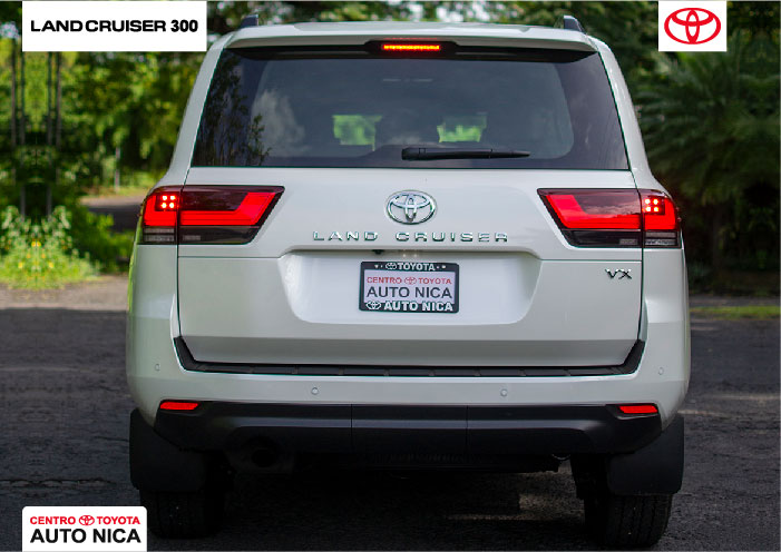 toyota Land Cruiser 300 exterior, diseño trasero