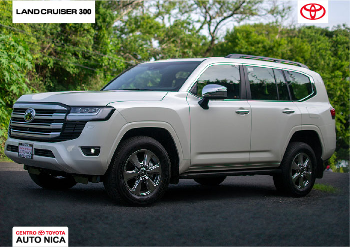 toyota Land Cruiser 300 exterior, diseño de rines de lujo