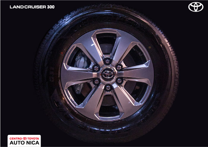 toyota Land Cruiser 300 exterior, Llantas