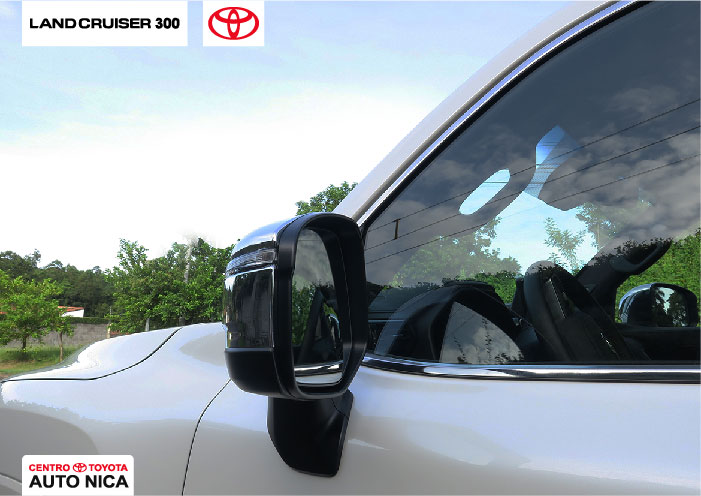 toyota Land Cruiser 300 exterior, retrovisores