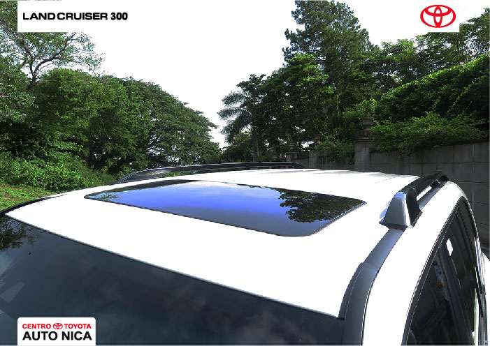 toyota Land Cruiser 300 exterior, rieles de techo