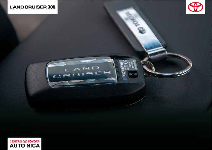 toyota Land Cruiser 300 interior, llave