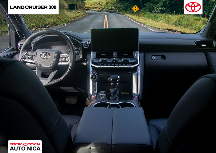 toyota Land Cruiser 300 interior, tablero delantero