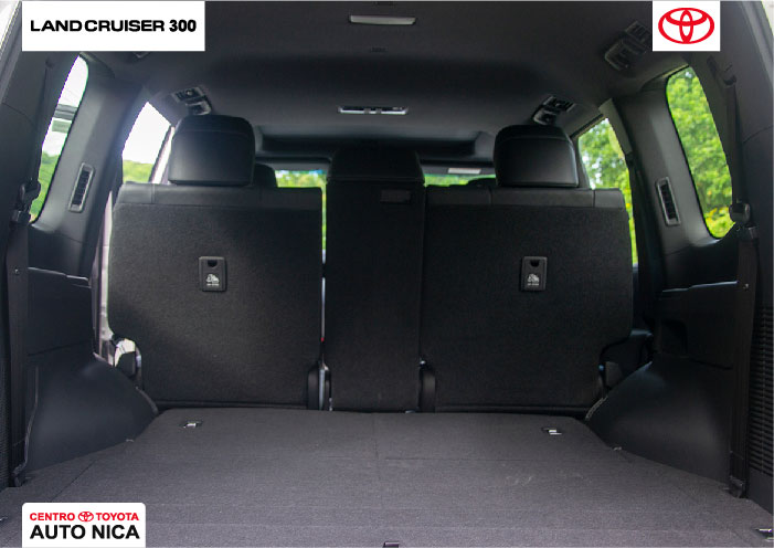 toyota Land Cruiser 300 interior, valijera