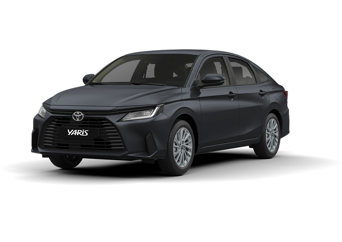 toyota Yaris Sedán color Gris Metalico